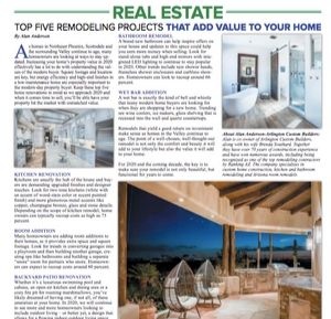 newspaper article top 5 remodeling projects