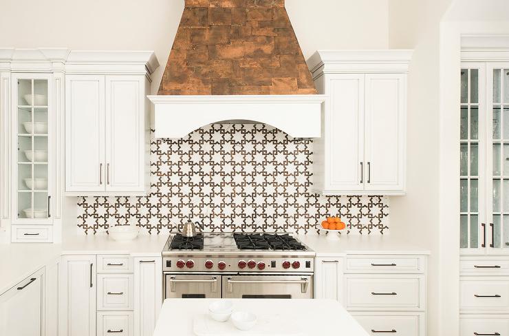 high-end kitchen upgrade range hood tile backsplash