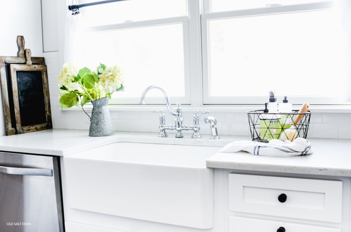 high-end kitchen upgrades farmhouse sink