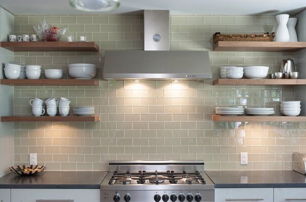 high-end kitchen upgrades floating cabinets